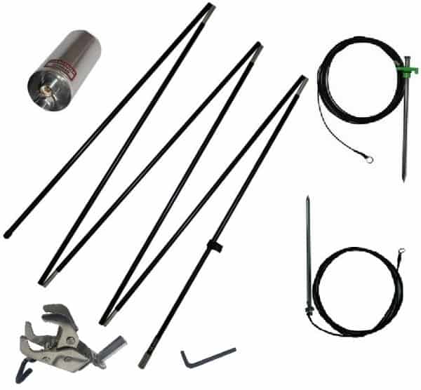 680 meter JPole Jr 34 foot end fed HF antenna Alpha Antenna